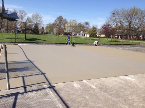 Tennis Court Slab