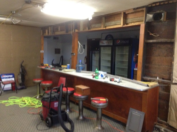 Golf Course Counter Before